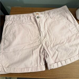 Levi's Women's Light Pink Bermudas